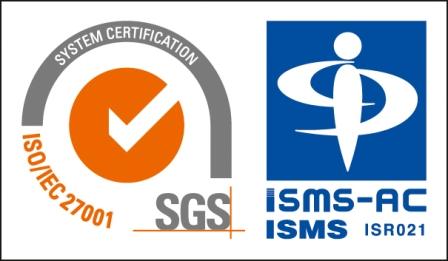 ISMS承認マーク 審査登録認証番号：JP10/080124